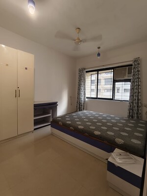 Bedroom in 1 BHK Apartment at K Raheja Palm Spring, Malad West – for Rent