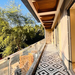 Balcony in 4 BHK Builder Floor at Kohli One Malibu Town, Malibu Town – for Sale