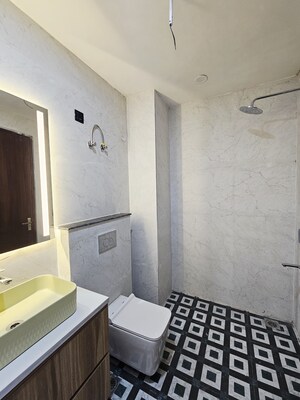 Bathroom in 4 BHK Builder Floor at Sushant Lok I – for Sale