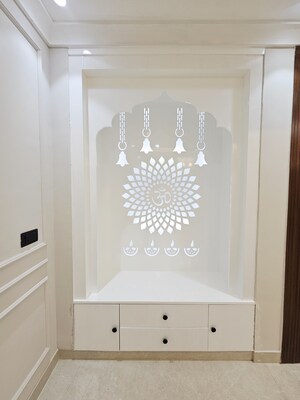 Bathroom in 4 BHK Builder Floor at Sushant Lok I – for Sale