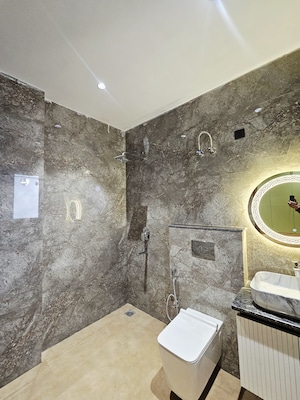 Bathroom in 4 BHK Builder Floor at Ansal Api Versalia 2, Sector 67a – for Sale