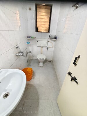 Bathroom in 2 BHK Apartment at Mahesh Paradise, Aundh – for Rent