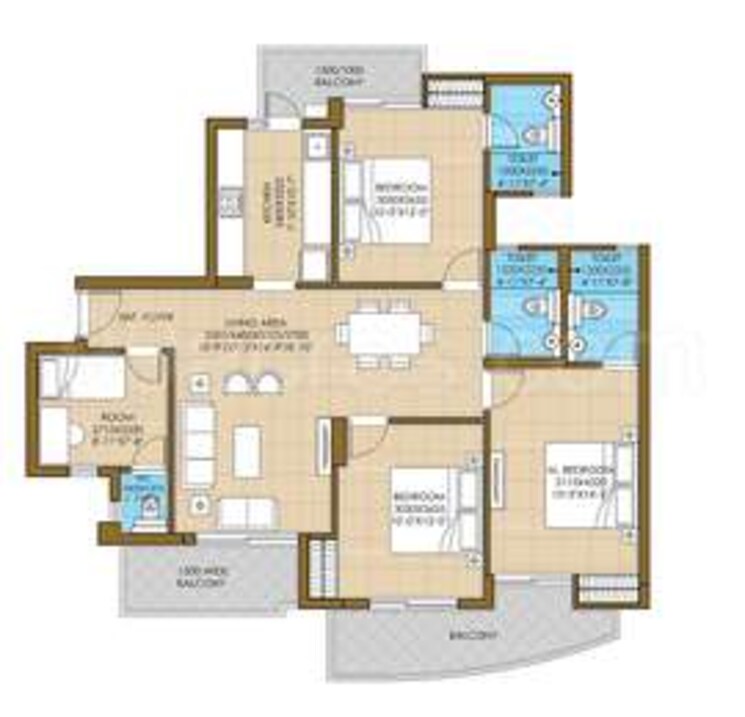 undefined, sector 4 greater noida 3 Bedroom 1675 Sq.Ft. Apartment In Sector 4 Greater Noida Greater Noida 9546317