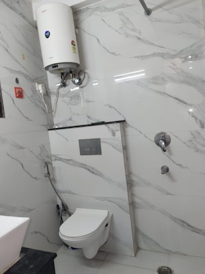 Bathroom in 2 BHK Builder Floor at Saket – for Rent