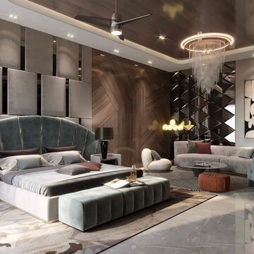 Master Bedroom in 6+ BHK Villa at Omaxe Gurgaon Mall, Sector 49 – for Sale