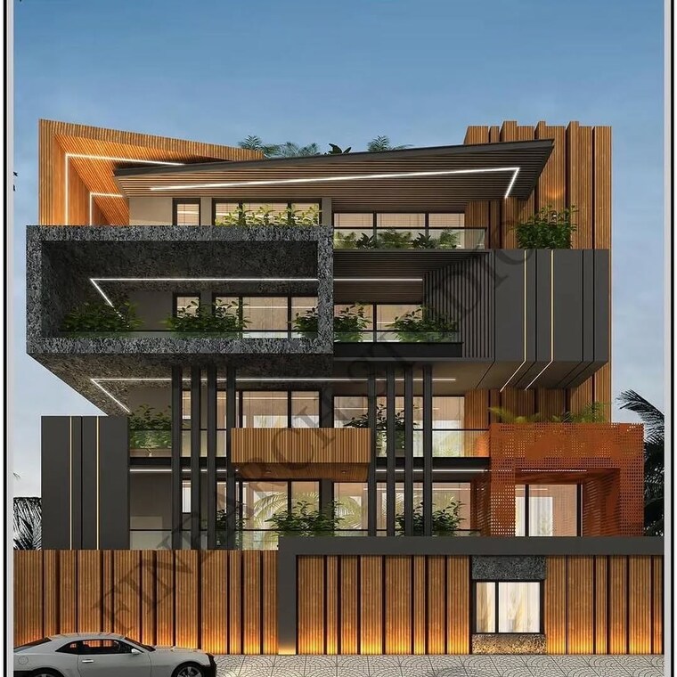 Exterior View, omaxe-gurgaon-mall 6+ Bedroom 1024 Sq.Ft. Villa In Sector 49 Gurgaon 9546286