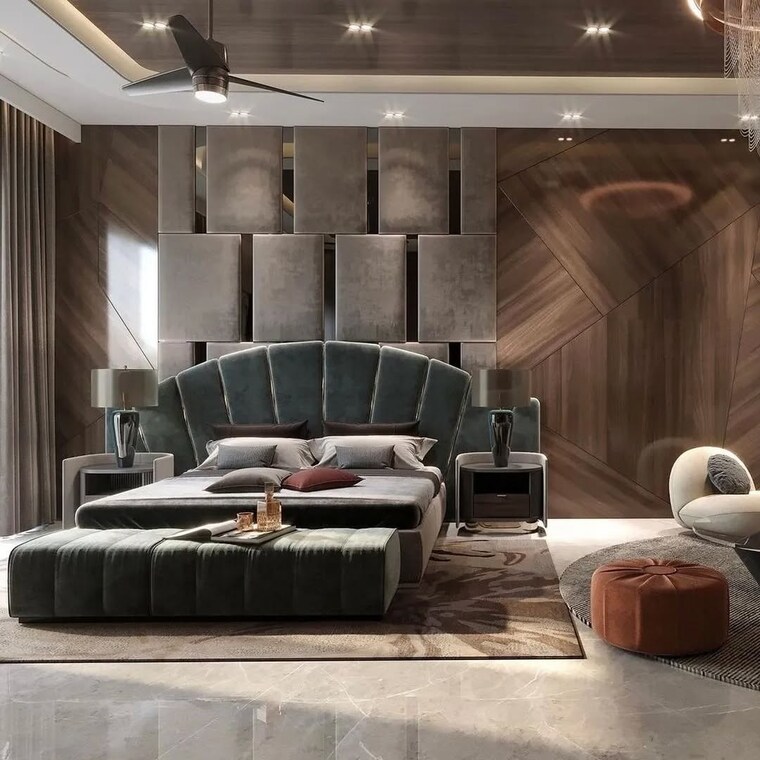 Bedroom, omaxe-gurgaon-mall 6+ Bedroom 1024 Sq.Ft. Villa In Sector 49 Gurgaon 9546286