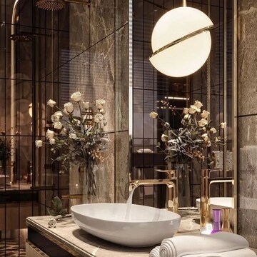 Bathroom in 6+ BHK Villa at Omaxe Gurgaon Mall, Sector 49 – for Sale