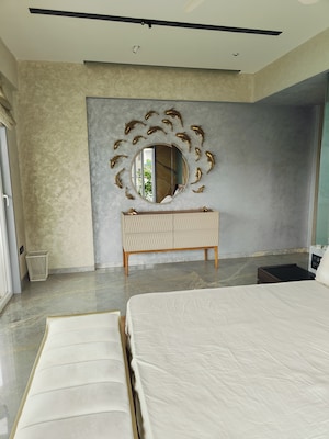 Master Bedroom in 4 BHK Apartment at Skywards Riviera Valentina, Baner – for Rent