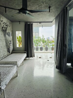 Living Room in 4 BHK Apartment at Skywards Riviera Valentina, Baner – for Rent