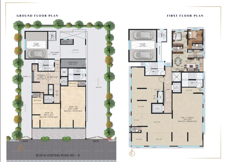 Floor Plan, antara-senior-living-noida-phase-1 2.5 Bedroom 2166 Sq.Ft. Apartment In Sector 150 Noida 9546518