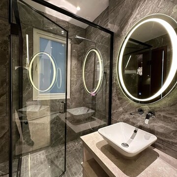 Living Room in 3 BHK Builder Floor at Mahindra Aura, Sector 110a – for Sale