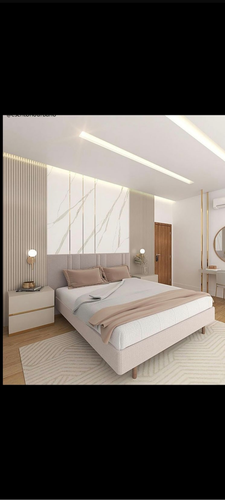 Bedroom, smart-world-one-dxp 3 Bedroom 1806 Sq.Ft. Apartment In Sector 113 Gurgaon 9546598