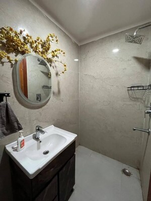 Bathroom in 2 BHK Builder Floor at Saket – for Rent