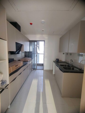 Kitchen in 4 BHK Apartment at Rustomjee Crown, Prabhadevi – for Rent