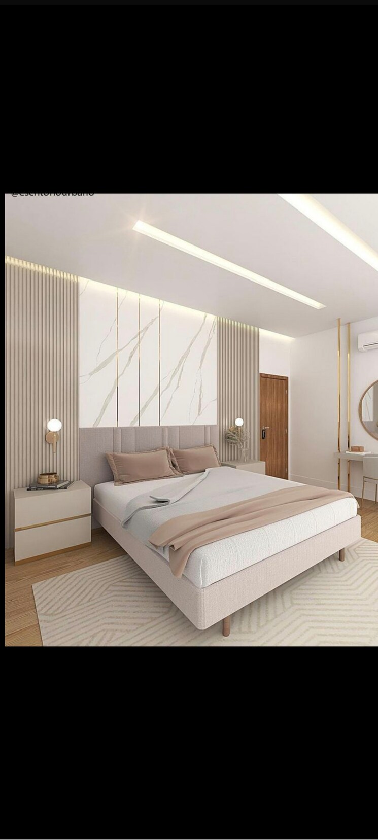 Bedroom, smart-world-one-dxp 3 Bedroom 1806 Sq.Ft. Apartment In Sector 113 Gurgaon 9546951