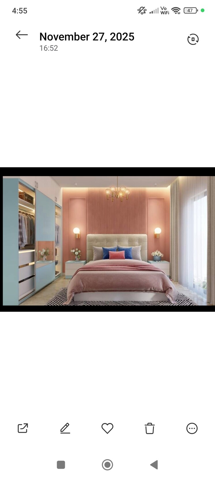 Bedroom, smart-world-one-dxp 3 Bedroom 1806 Sq.Ft. Apartment In Sector 113 Gurgaon 9546951