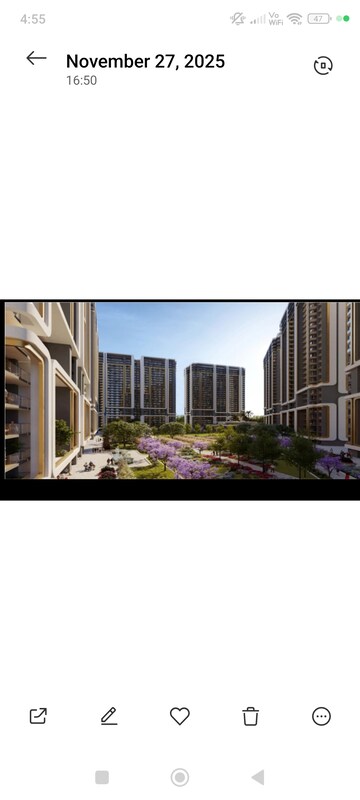 3 BHK Apartment – Exterior View View at Smart World One DXP, Sector 113 - for Sale