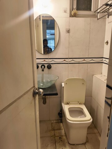 Bathroom in 3 BHK Apartment at New Ashok Nagar – for Rent