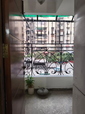 Balcony in 3 BHK Apartment at New Ashok Nagar – for Rent