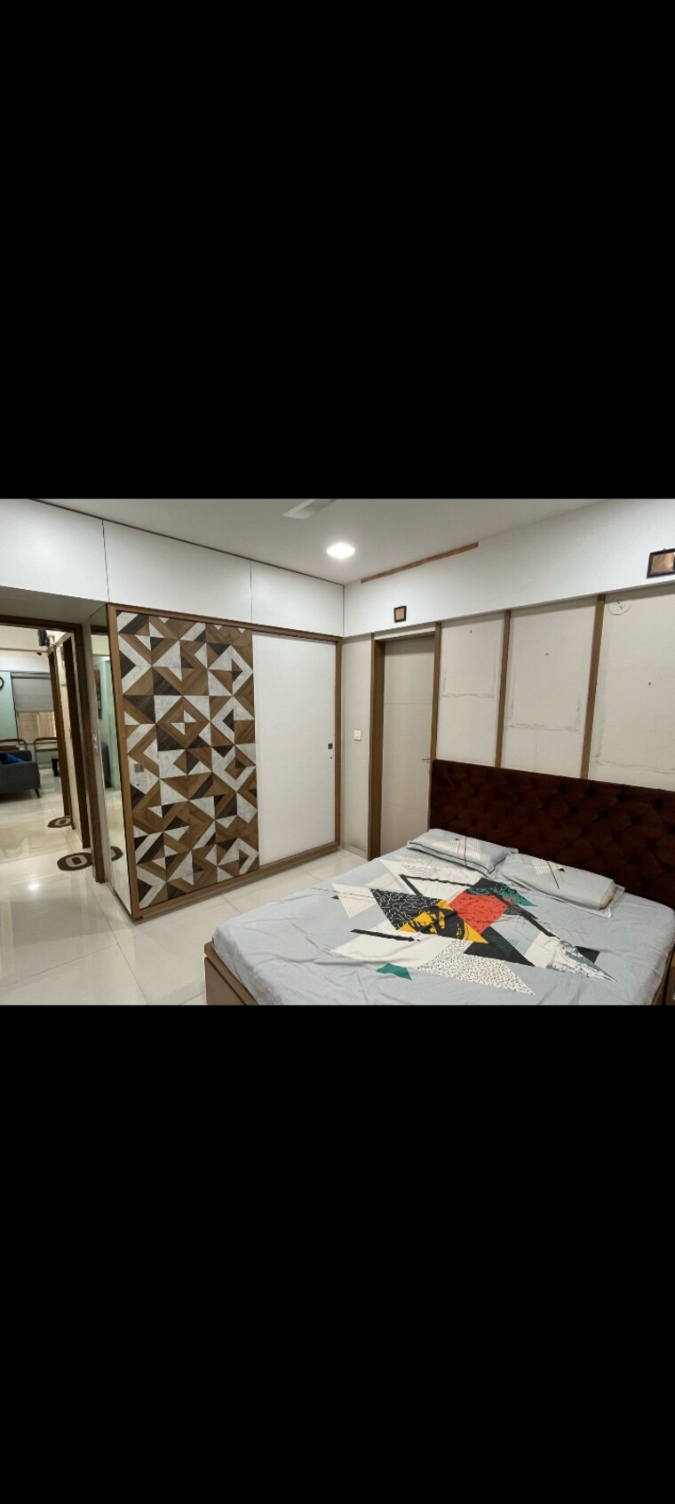 Bedroom, welworth-bluescapes 2 Bedroom 1000 Sq.Ft. Apartment In Anand Nagar Pune 9547007