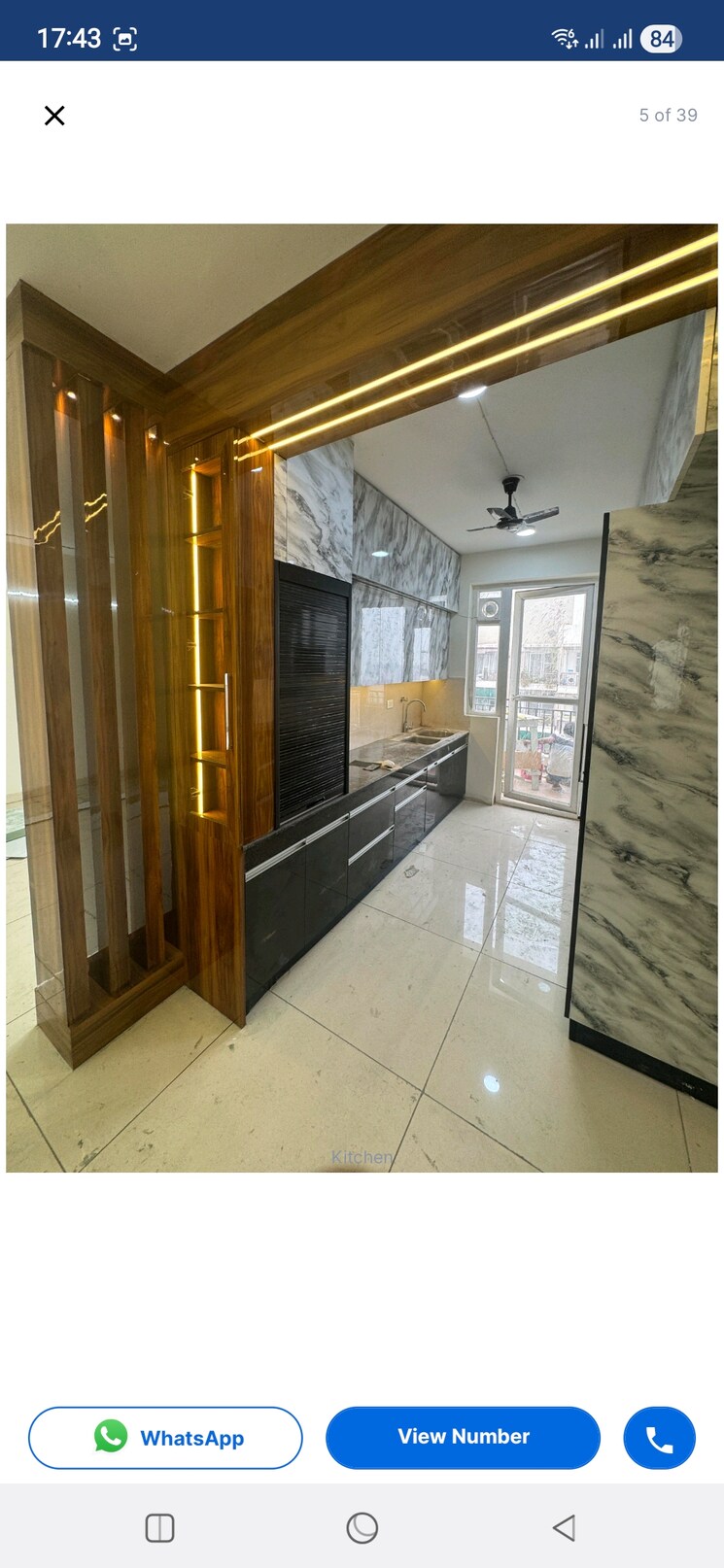 Kitchen, rps-auria 3 Bedroom 1565 Sq.Ft. Apartment In Sector 88 Faridabad 9547138