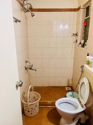 Bathroom in 2 BHK Apartment at Karia Konark Campus, Viman Nagar – for Rent