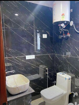 Bathroom in 3 BHK Apartment at Gadaipur – for Rent