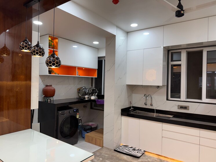 Kitchen, bhandari-43-privet-drive 3 Bedroom 1610 Sq.Ft. Apartment In Balewadi Pune 9547531