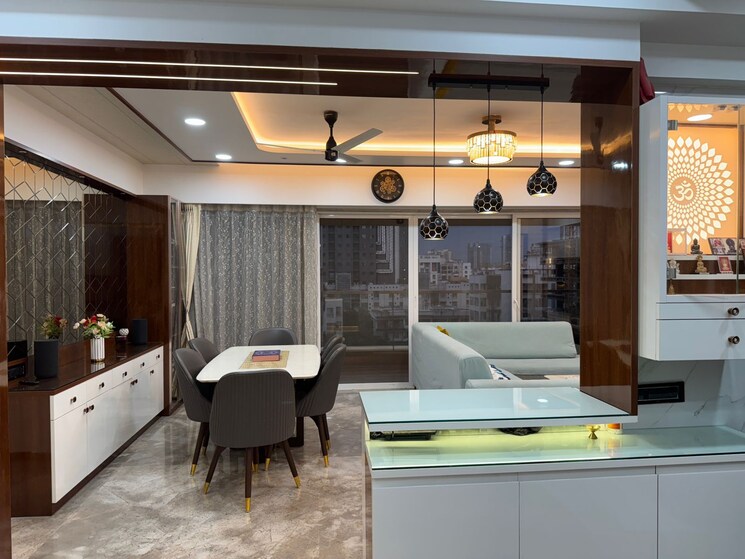 Living Room, bhandari-43-privet-drive 3 Bedroom 1610 Sq.Ft. Apartment In Balewadi Pune 9547531