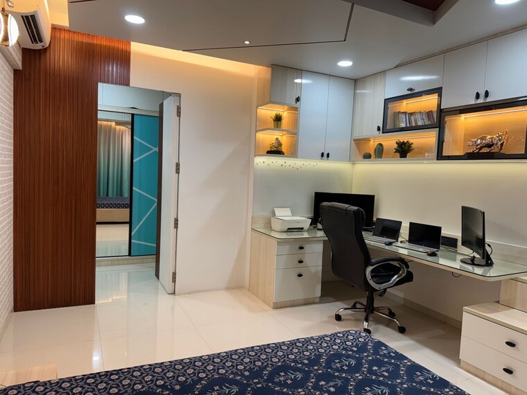 Master Bedroom, bhandari-43-privet-drive 3 Bedroom 1610 Sq.Ft. Apartment In Balewadi Pune 9547531