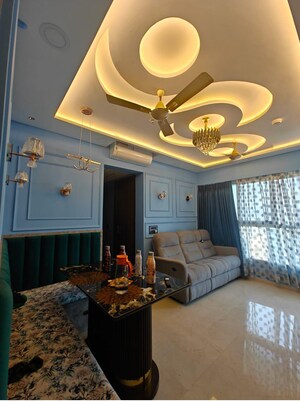 Living Room in 2 BHK Apartment at Piramal Vaikunth Vyan, Balkum Pada – for Sale