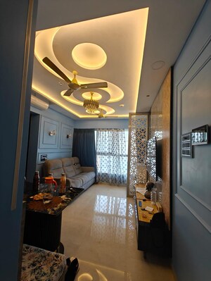 Living Room in 2 BHK Apartment at Piramal Vaikunth Vyan, Balkum Pada – for Sale