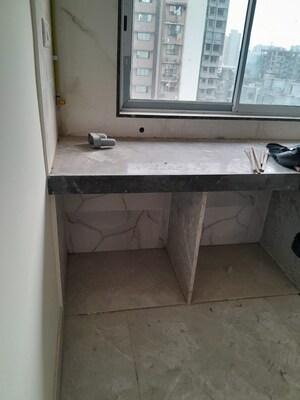 Kitchen in 1 BHK Apartment at Ghanshyam Amber Heights, Dahisar West – for Sale