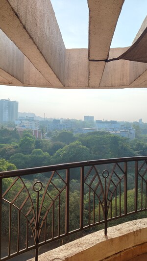 Balcony in 2 BHK Apartment at Magarpatta Jasminium, Hadapsar – for Rent