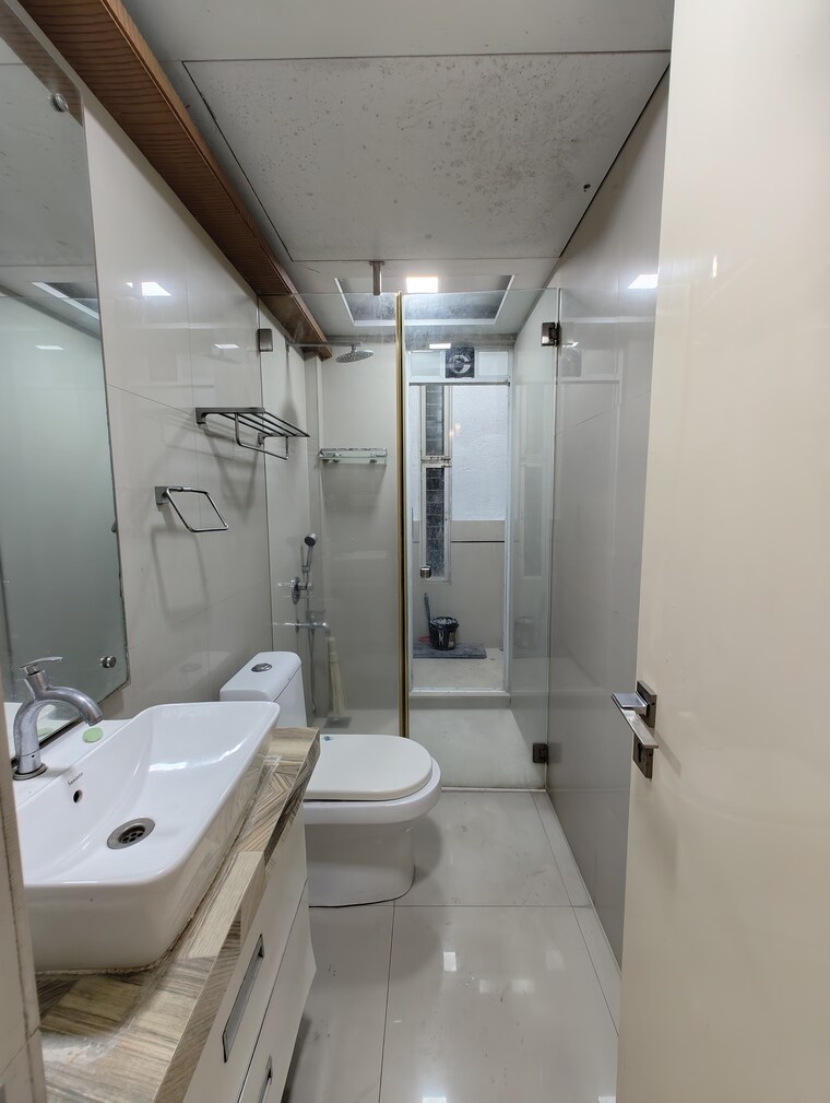 Bathroom, progressive-group-highness 3 Bedroom 2100 Sq.Ft. Apartment In Sanpada Navi Mumbai 9548246