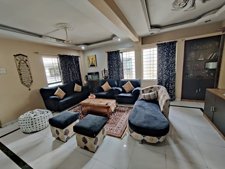 Living Room, wadgaon sheri 2.5 Bedroom 1600 Sq.Ft. Apartment In Wadgaon Sheri Pune 9548396