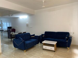 Living Room in 4 BHK Villa at Bopal – for Rent