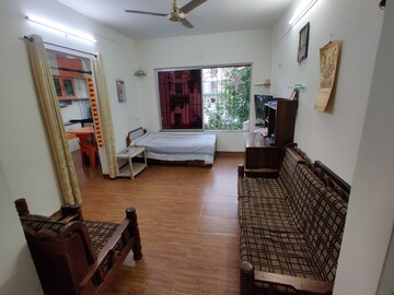 Living Room in 1 BHK Apartment at Silverwoods Apartment, Pashan Sus Road – for Rent