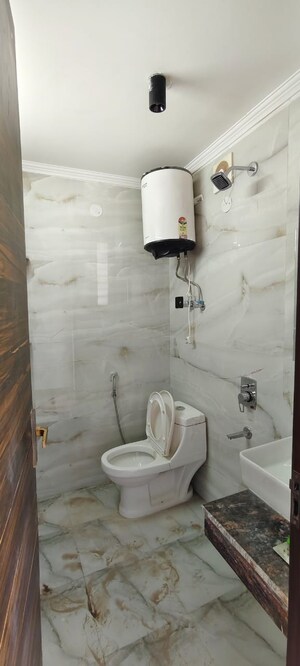 Bathroom in 3 BHK Builder Floor at Saket – for Rent