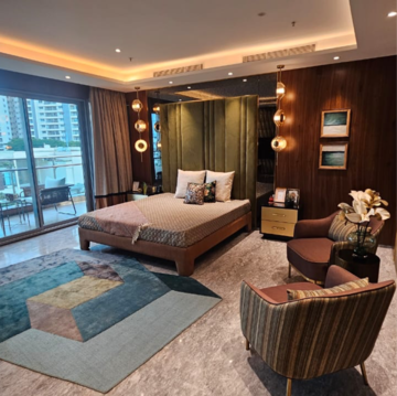 Living Room in 4 BHK Apartment at The Phoenix Mills Kessaku, Rajaji Nagar – for Sale