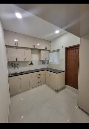 Kitchen in 3 BHK Apartment at Rajapushpa Provincia, Narsingi – for Rent