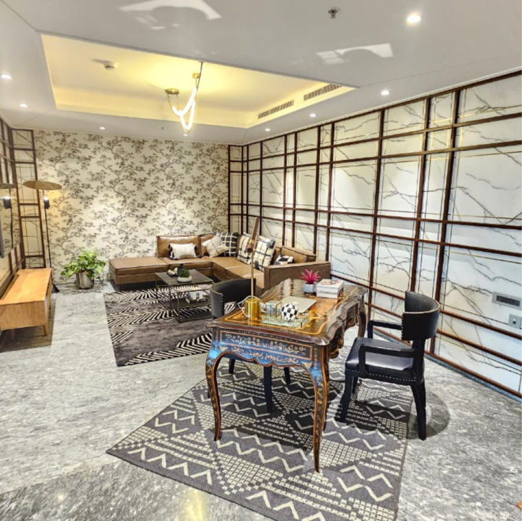 Living Room, phoenix-kessaku 3 Bedroom 2678 Sq.Ft. Apartment In Rajaji Nagar Bangalore 9548637