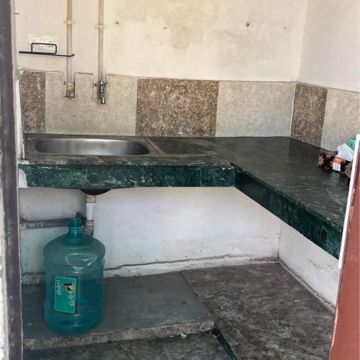 Kitchen in 1 RK Builder Floor at Malviya Nagar – for Rent