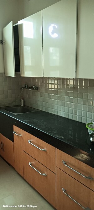 Kitchen in 1 RK Independent House at Sector 10 – for Rent