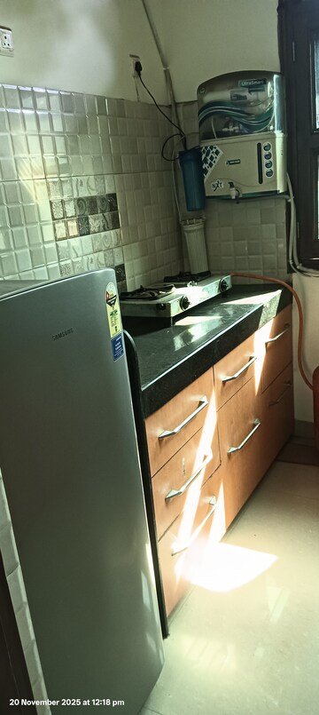 Kitchen in 1 RK Independent House at Sector 10 – for Rent