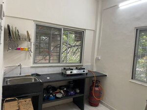 Kitchen in 1 BHK Apartment at Meera Nagar Garden CHS, Koregaon Park – for Rent