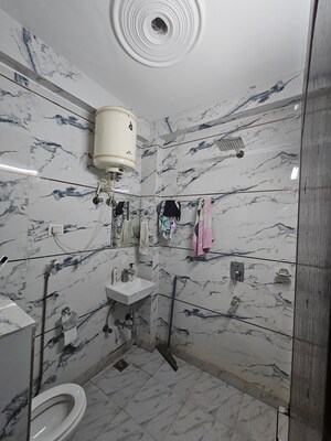 Bathroom in 3 BHK Builder Floor at Mahavir Enclave 1 – for Sale