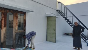 Staircase in 4 BHK Villa at Legend Marigold, Gachibowli – for Sale