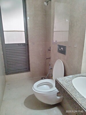 Bathroom in 3 BHK Apartment at Piramal Sunteck Signia Waterfront, Airoli Sector 14 – for Rent